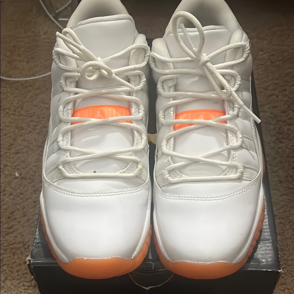 Authentic Jordan 11 lows citrus